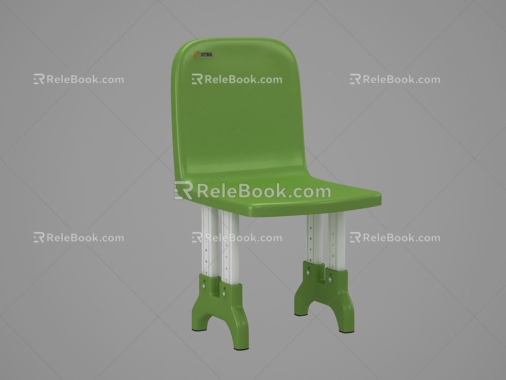 Modern Children's Chair Study Chair 3d model