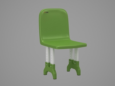 Modern Children's Chair Study Chair 3d model