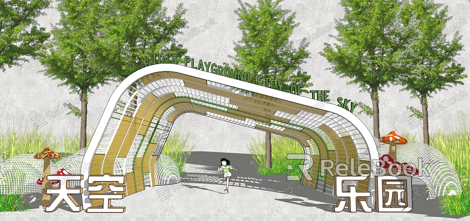 Modern porch children's area gate model