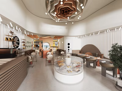 Modern Sweet Shop 3d model