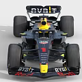 Red Bull Oracle Honda F1 Car With Vibrant Body Design And Sponsor Logos
