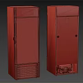 Premium Upright Refrigerator and Freezer With Glass Door and Black Door Design