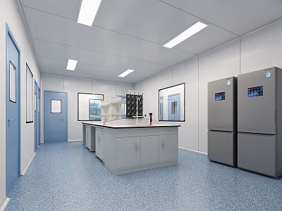 Modern Laboratory 3d model