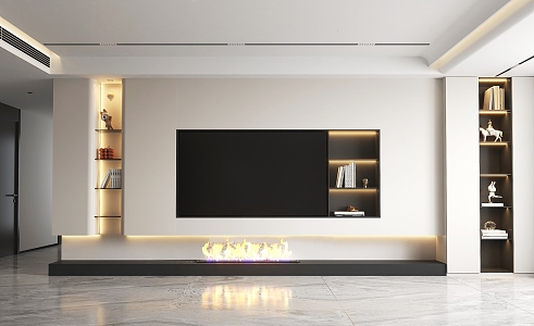 Modern TV Background Wall Living Room TV Background Wall TV Wall TV Cabinet 3d model