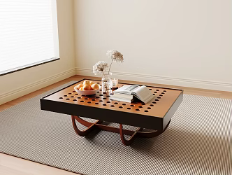 Modern Coffee Table Decorative Ornaments Combination Vase 3d model