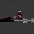 Three Hardware Tools Hammers With Red Black Striped Wooden And Black Handles Silver Heads