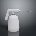 White Household Spray Bottle With Long Nozzle As Essential Daily Cleaning Tool