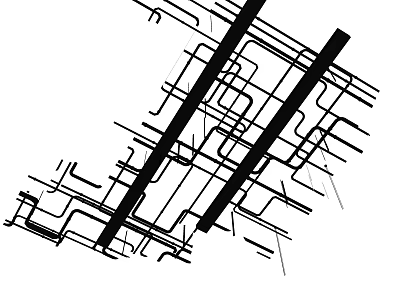 Air Conditioner Air Vent Detailed Structural Design With Interlaced Grid Lines 3d model