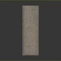 Light Gray Brick With Rough Textured Surface And Brown Edges For Construction 3d model
