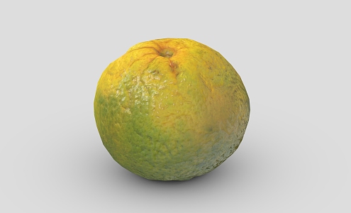 orange cartoon orange citrus cartoon fruit low poly fruit 3d model