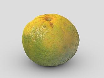 orange cartoon orange citrus cartoon fruit low poly fruit 3d model