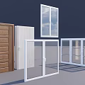Various Security Door Designs Featuring Wooden White And Glass Panel Options
