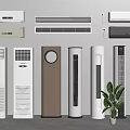 Sleek Modern Air Conditioner Fan Designs With Various Styles For Home Indoor Use
