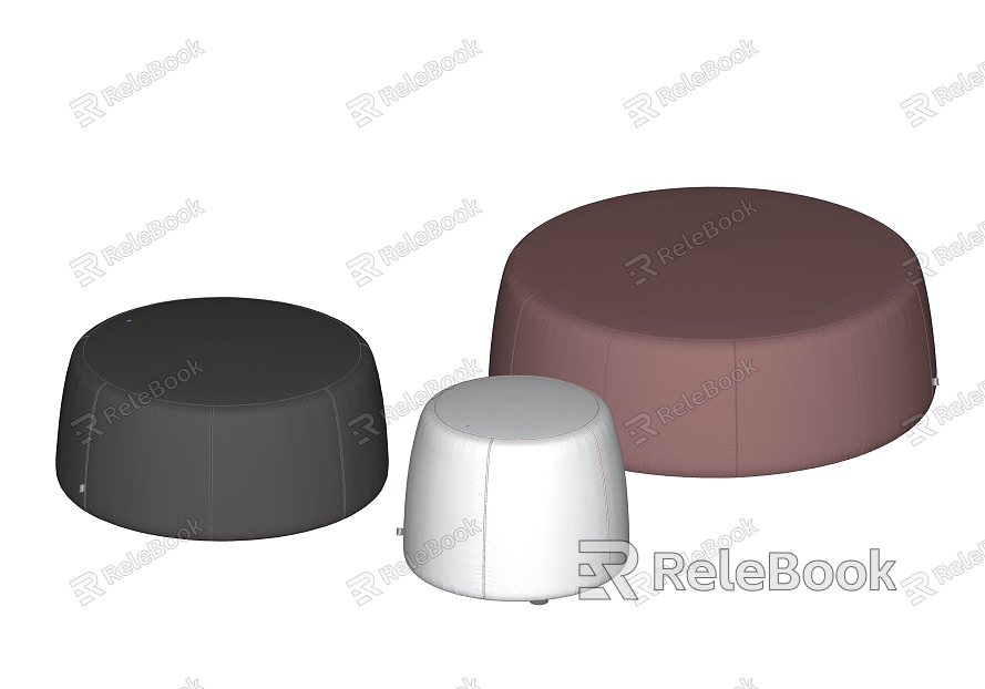 Modern Sofa Stool Casual Stool Combination Ottoman model