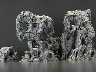 Modern Taihu Stone 3d model