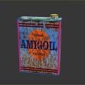 Rusty Vintage AMI-OIL Oil Can With Great Logo And Distressed Finish