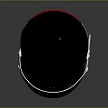 Black Weapon Helmet With Silver Visor Marlboro Logo And HANS Label