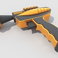 toy gun pistol game props 3d model