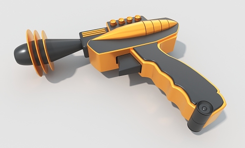 toy gun pistol game props 3d model