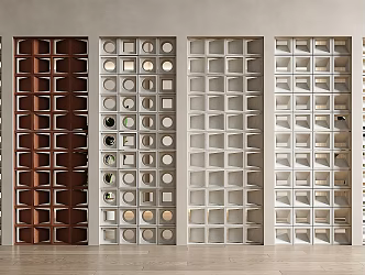 Cement Brick Partition Hollow Brick Partition Tile Red Brick Hollow Cement Brick Silent Wind Cement Brick 3d model