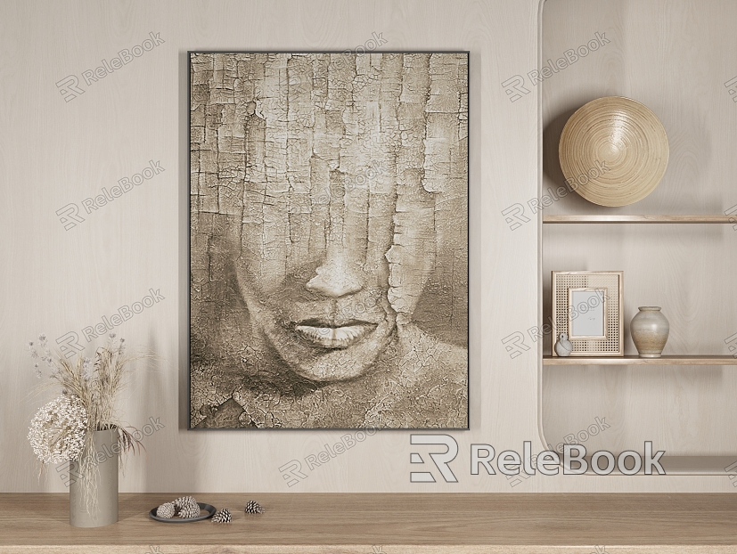 modern figure painting figure abstract decorative painting model