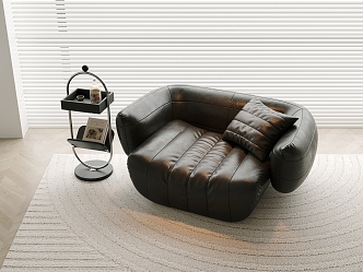 Modern Single Sofa 3d model