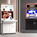 Modern Game Machine Old Game Machine Game 3d model