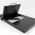 Industrial control computer KVM computer monitor keyboard mouse industrial equipment 3d model