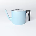 Decorative Ornament Set With Geometric Shapes Vase Teapot Letter Decor And Table Lamp