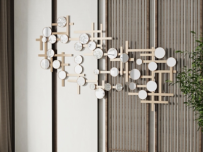 Modern wall lamp model