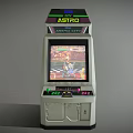 ASTRO CITY Retro Arcade Machine With Classic Game Display And Control Panel For Entertainment