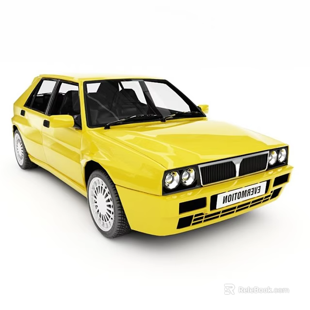 Stylish Yellow Motorcycle With Silver Wheels And MOTORWEEK Front Logo Design 3d model 