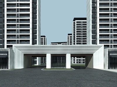 Modern Gate Residence model