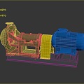 Pump Submersible Pump Circulating Pump Submersible Sewage Pump Suction Pump Deep Well Pump Machining Machine Tools 3d model