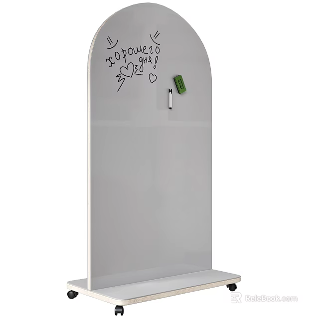 Stylish Instruments Art Supplies Display Stand With Storage Shelf And Organizer 3d model 