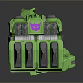 Turret Turntable Railgun Sci-fi Tower Defense Game Tower Defense Sci-fi Turret Game Turret Game Battery 3d model