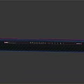 Modern Dark Soundbar With Control Buttons And LED Indicators For Home Entertainment
