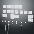 Modern outlet power socket 3d model