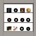 Musical Instruments Modern Records 3d model
