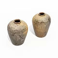 Old wine jar old object 3d model