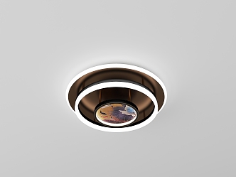 New Chinese ceiling lamp 3d model