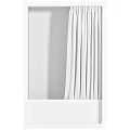 White Curtains As Daily Washing Products For Home Use And Decor Styles