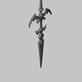 Red Sword 3d model