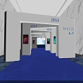 Modern Spacious Conference Hall Interior With Stage Lighting And Neatly Arranged Seats