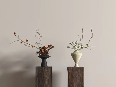flower imitation flower rose potted plant green plant potted plant 3d model