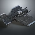 Modern Fighter Science Fiction Fighter Next Generation Fighter Science Fiction Fighter 3d model