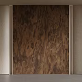 Modern Wooden Texture Background Wall Design With Light Colored Decorative Panels
