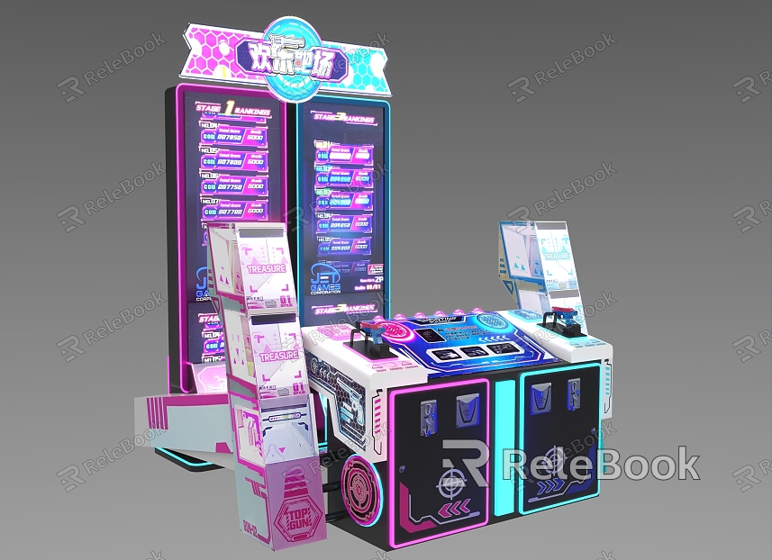 Modern game machine fun shooting model