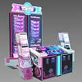Modern game machine fun shooting 3d model