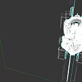 3D Rendered Space Capsule Design With Transparent Dome People Inside And Equipment